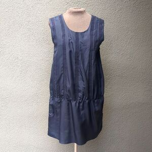 Geren Ford Dress MED Classic Old Money Silk Chemise Knee Length Wedding